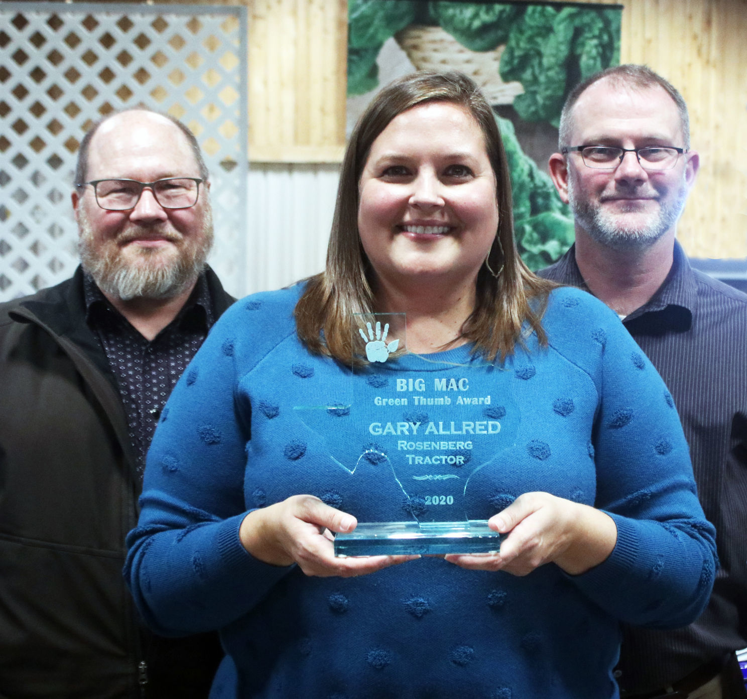 Allred receives Bic Mac Green Thumb Award